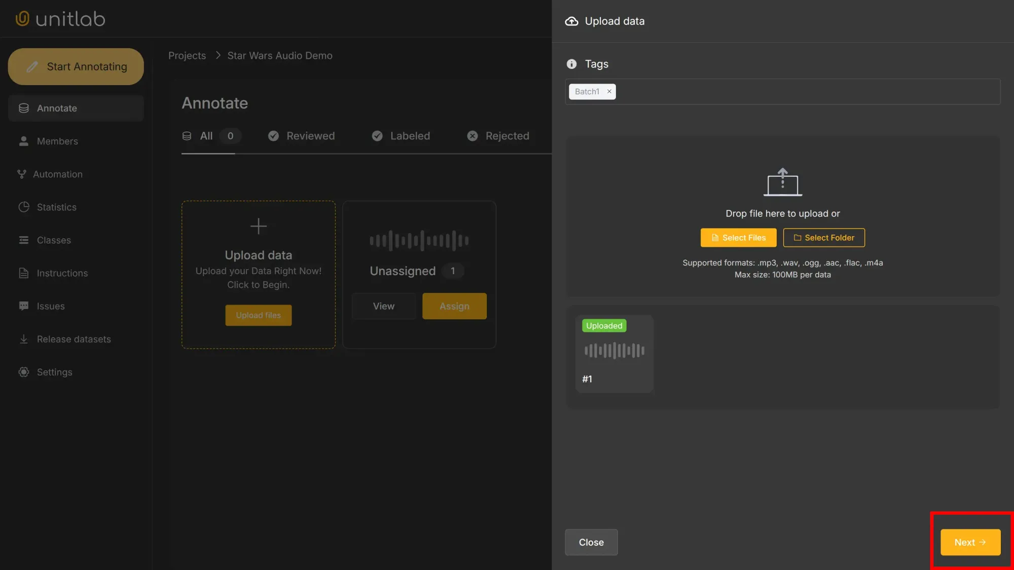 Audio Data Annotation with Unitlab AI [2025]