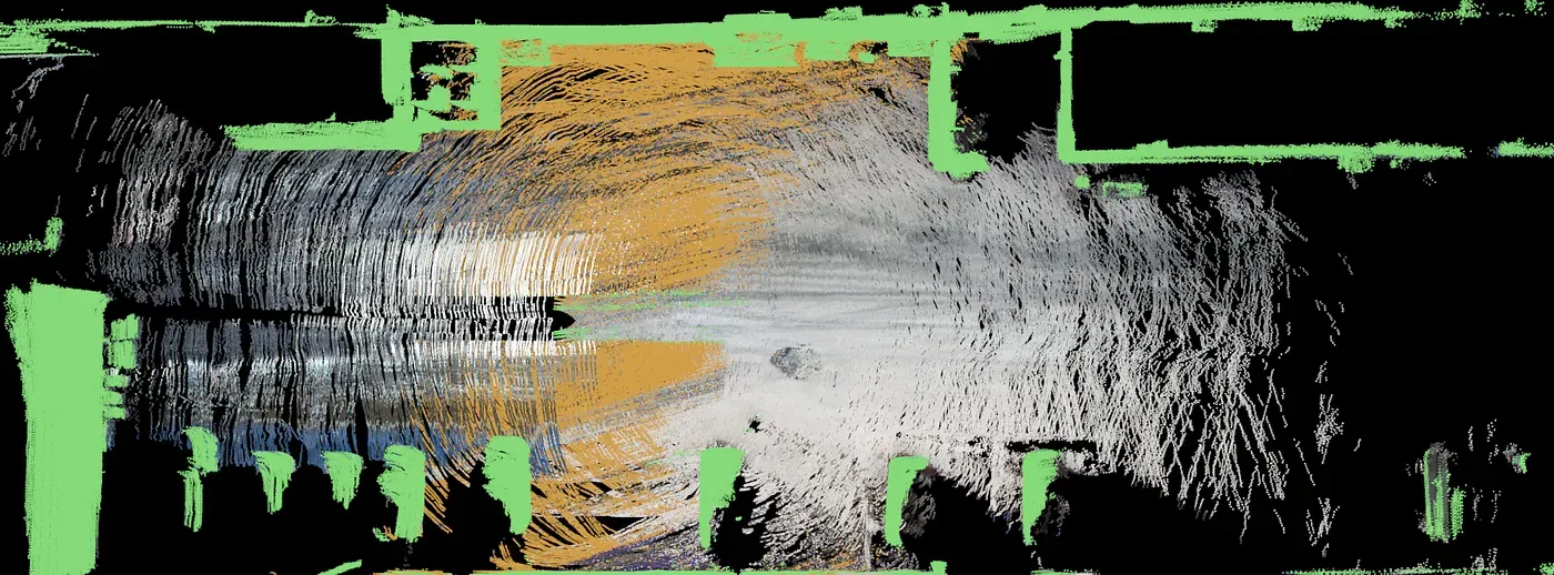 3D Drivable Area Map generated from LiDAR