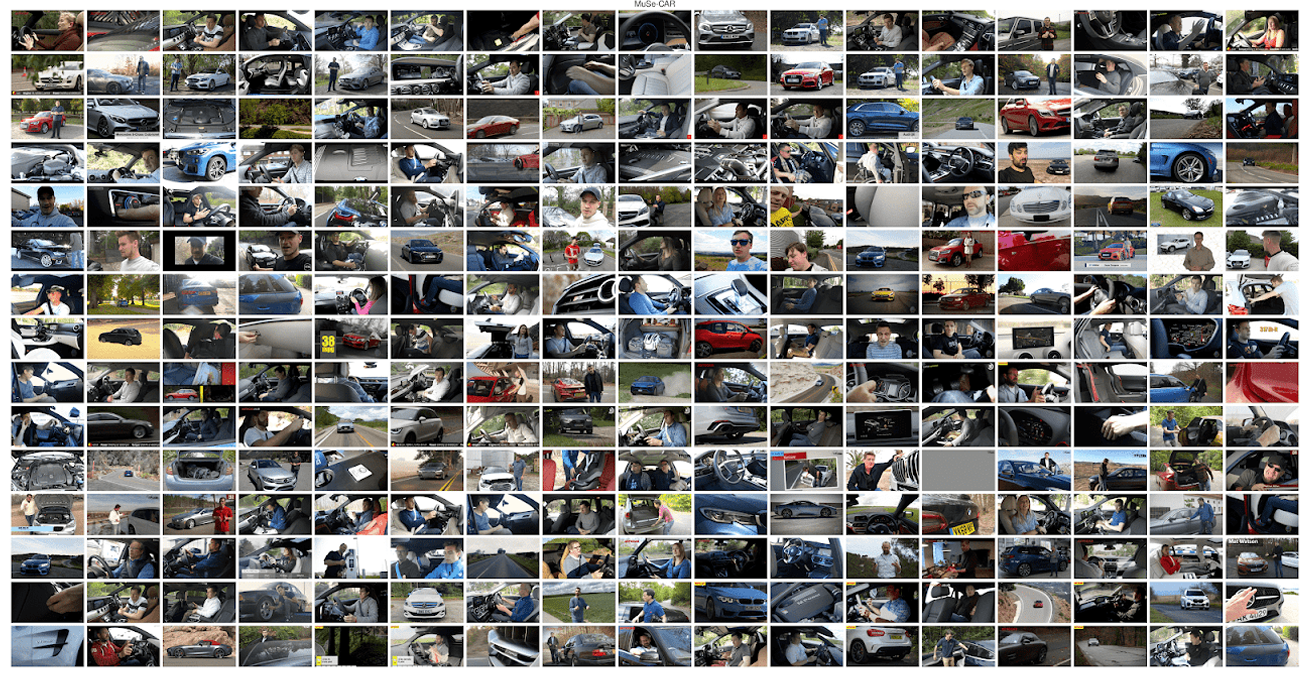 Figure 3: Samples from MuSe-CaR dataset.