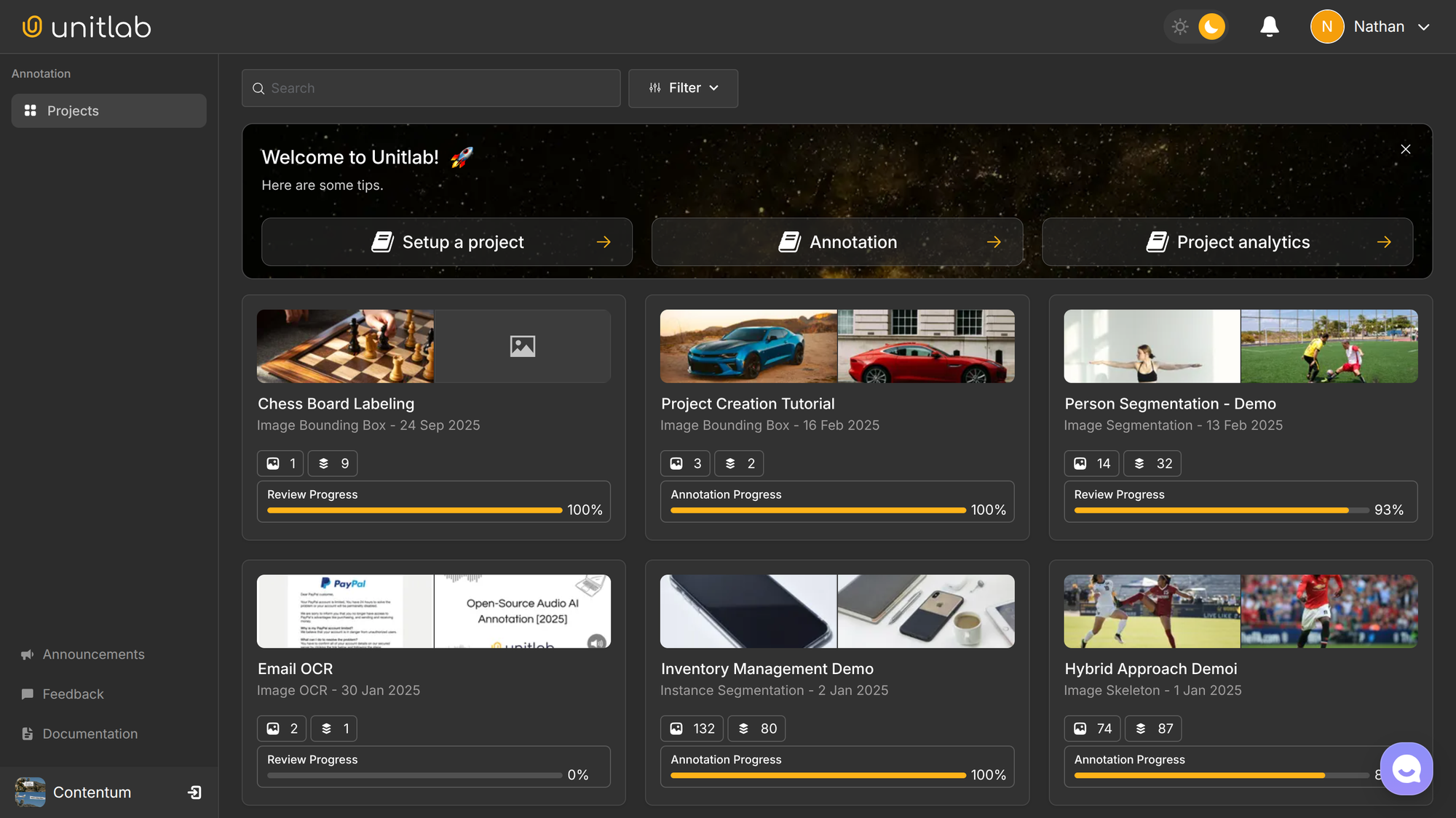 Member's Dashboard | Unitlab AI