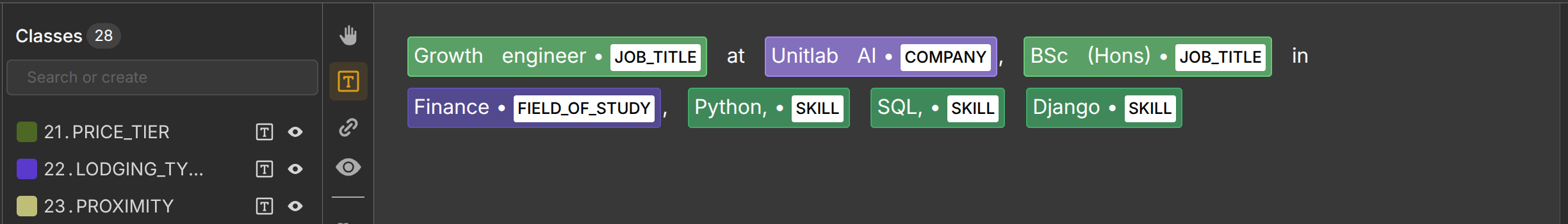 HR NER Example | Unitlab AI