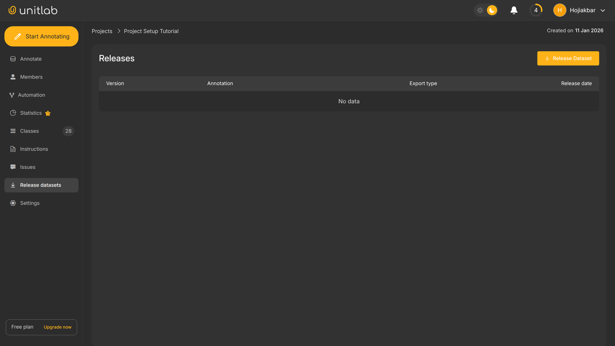 Dataset Release | Unitlab Annotate