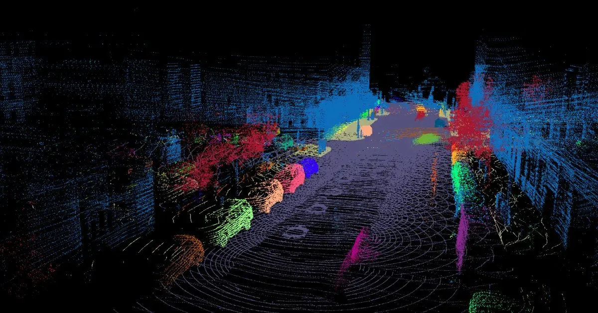Semantically annotated LiDAR dataset