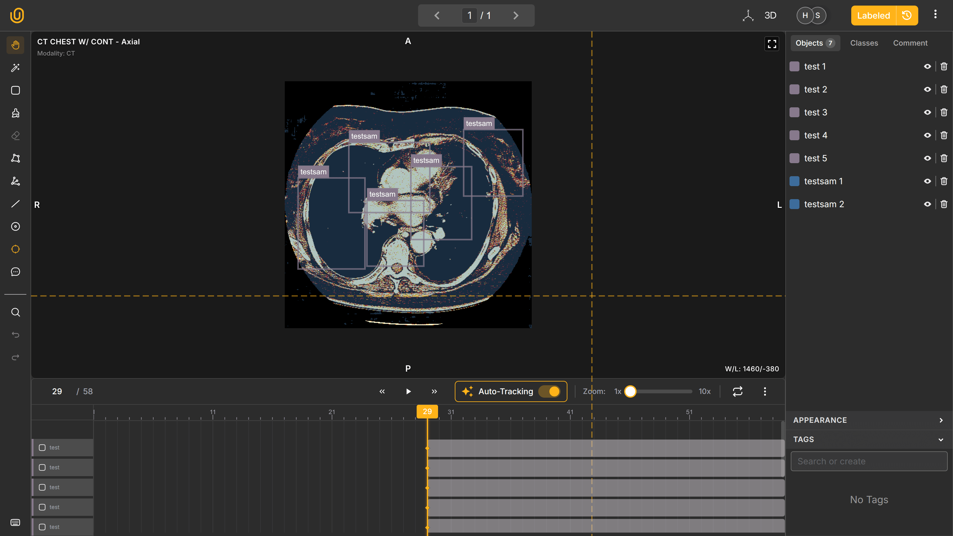 Default Medical Annotation Dashboard | Unitlab AI