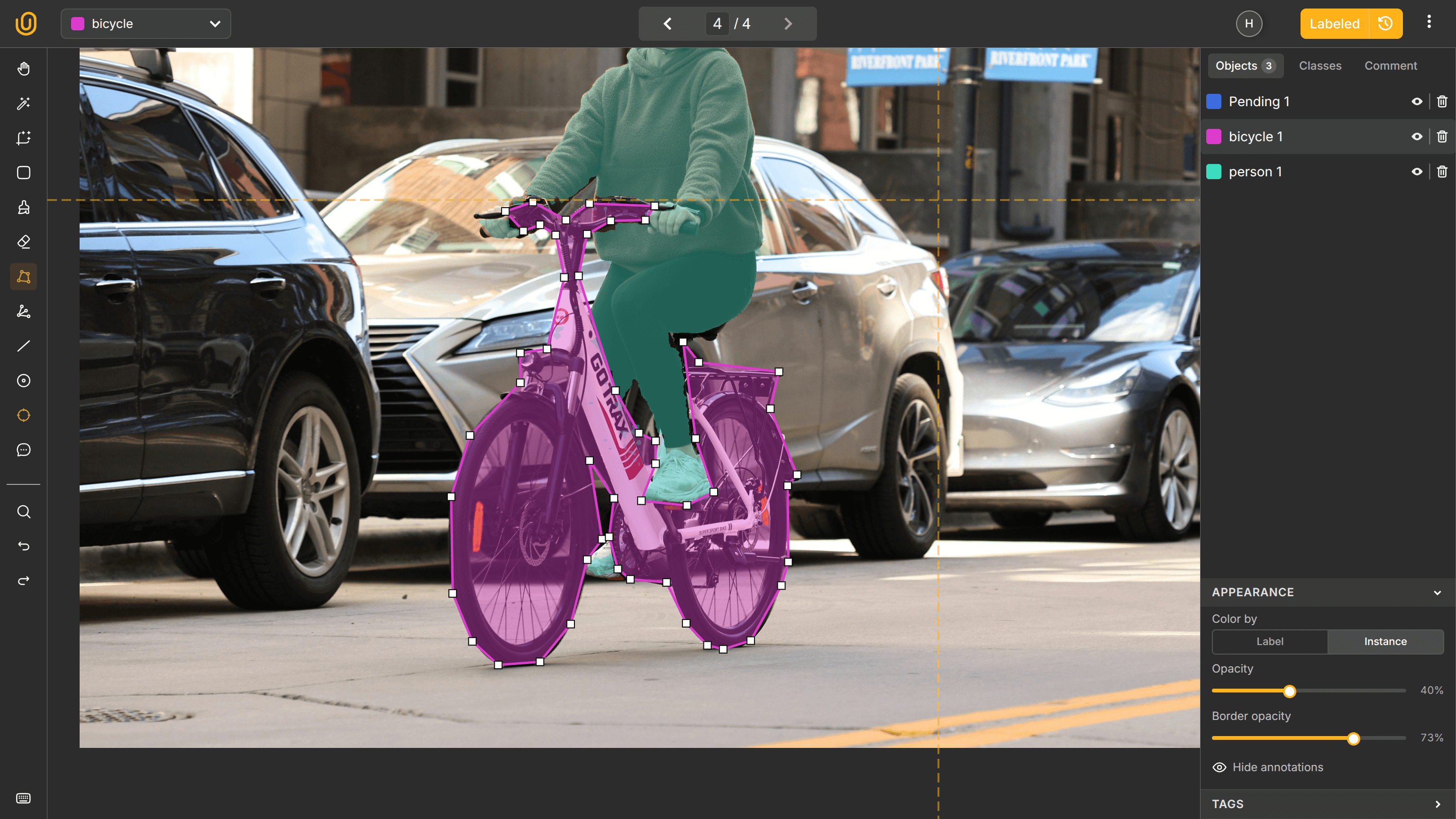 Instance Segmentation for Micromobility | Unitlab AI