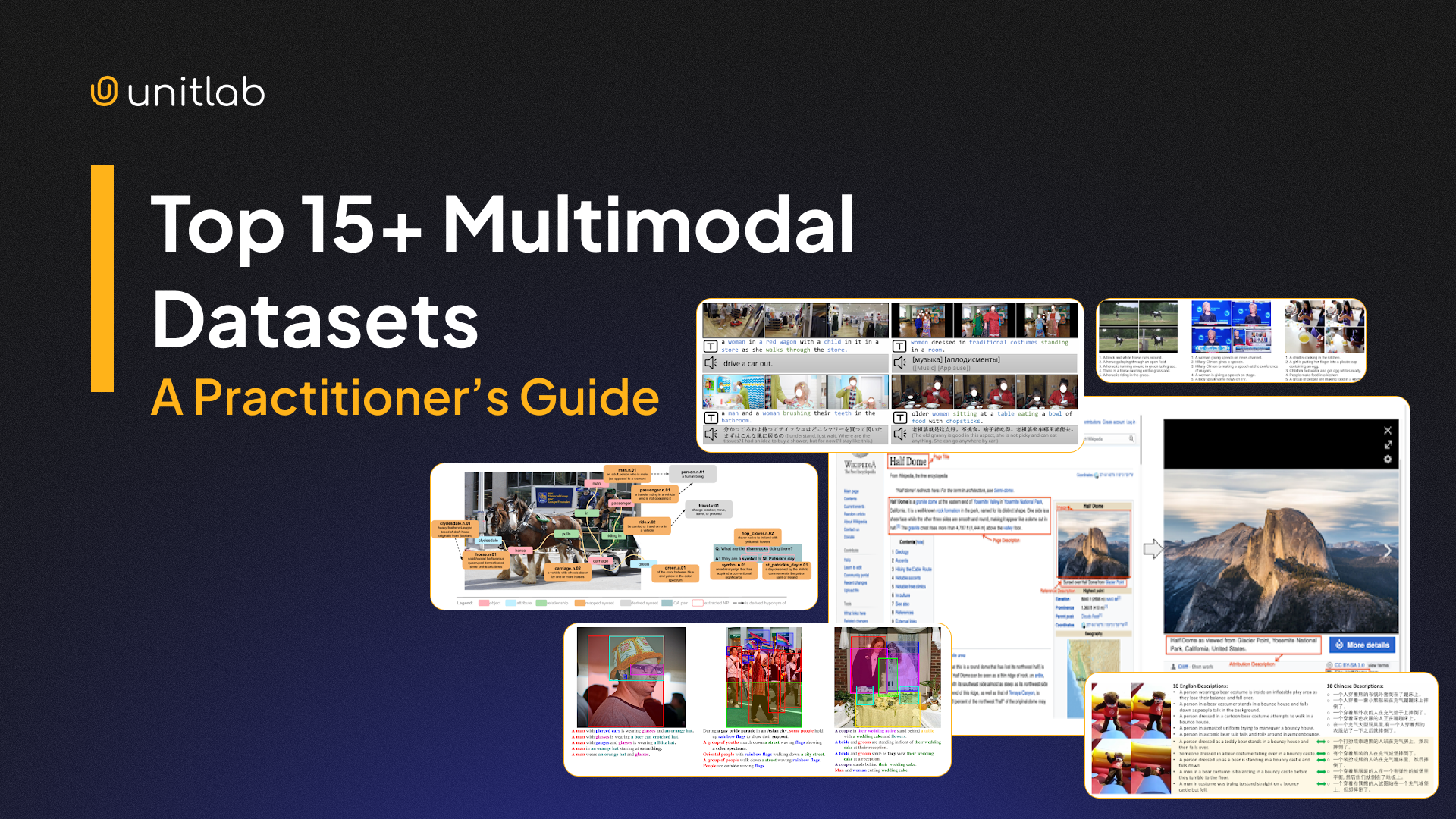 Top 15+ Multimodal Datasets